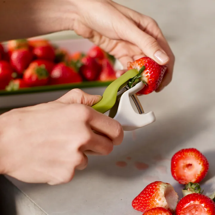 Joseph Joseph - Tweezy Épierreur 2 en 1, stone / green