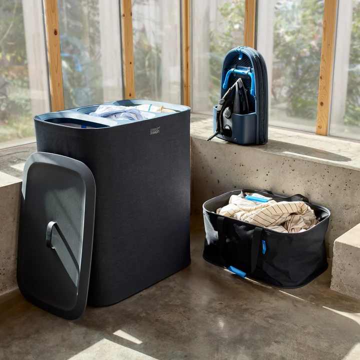 Joseph Joseph - Hold-All Panier à linge pliable, noir