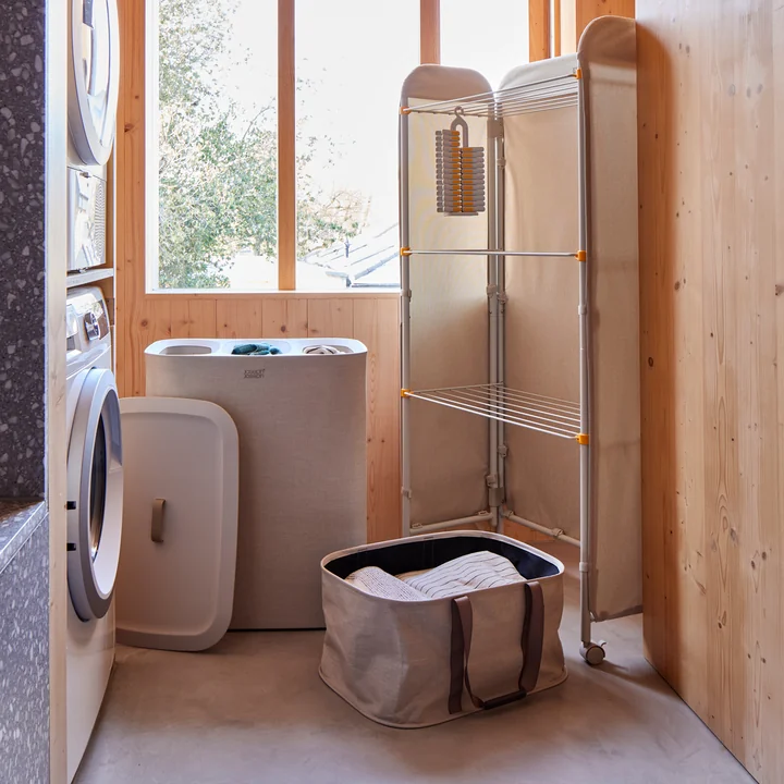 Joseph Joseph - Hold-All Panier à linge pliable, écru