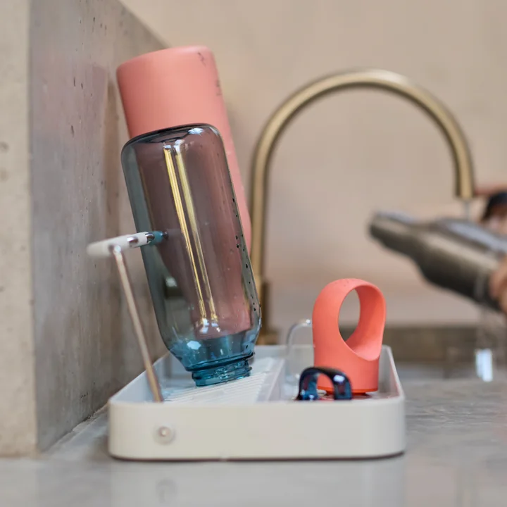 Joseph Joseph - DrySmart Égouttoir pour bouteilles, light stone