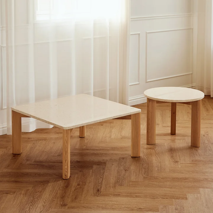 Andersen Furniture - Evoke Tables basses, Chêne / Marbre