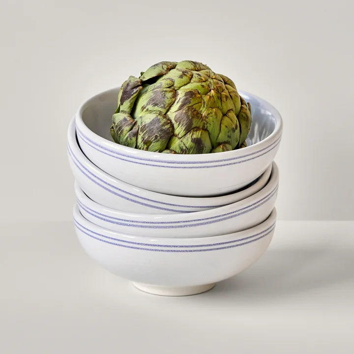 Nicolas Vahé - Bistro Bol Ø15,5 cm, bleu / blanc