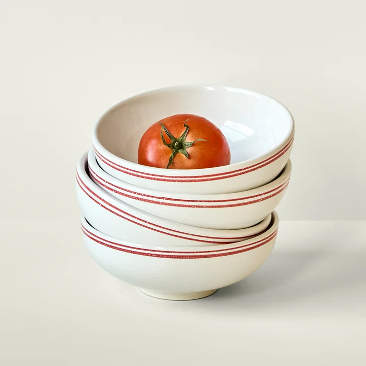 Nicolas Vahé - Bistro Bol Ø15,5 cm, rouge / blanc