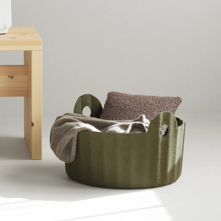 Normann Copenhagen - Colu Corbeille, olive