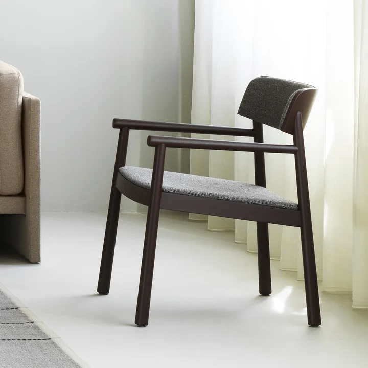 Normann Copenhagen - Timb Lounge fauteuil, marron / Hallingdal 369