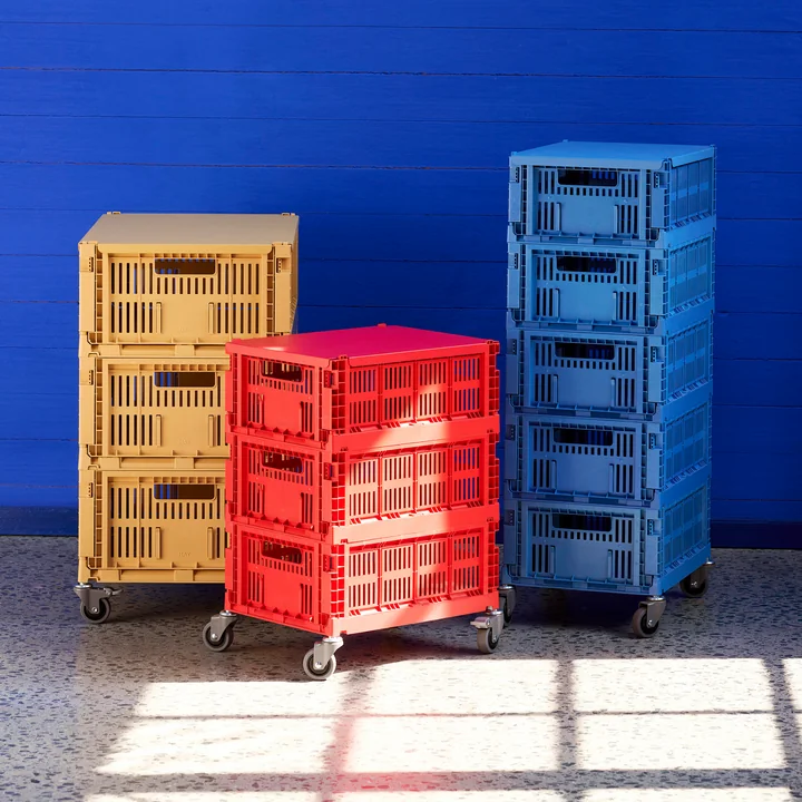 HAY - Table d'appoint sur roulettes
