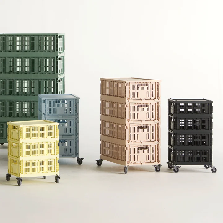 HAY - Table d'appoint sur roulettes