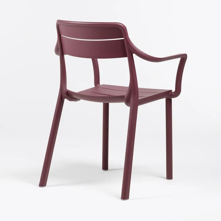 Nardi - Cassia Chaise avec accoudoirs, borgogna