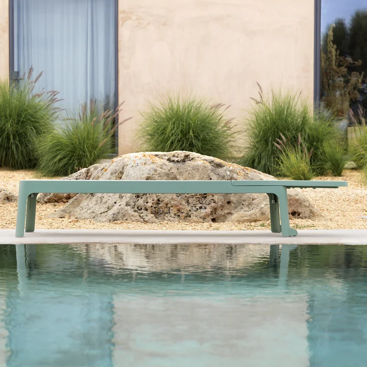 Nardi - Plano Chaise longue Outdoor, menthe / amande