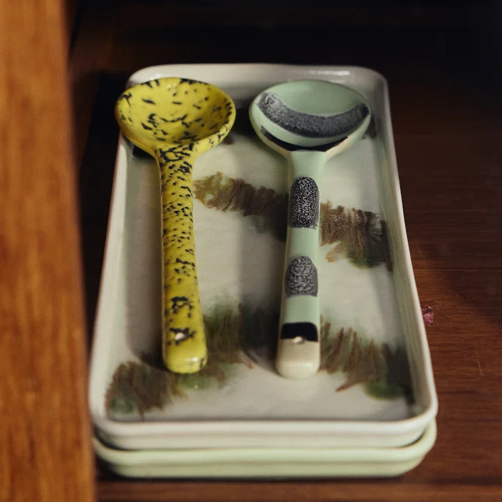 HKliving - 70's Cuillère de service, mines (set de 2)