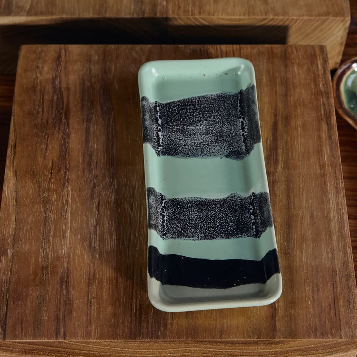 HKliving - 70's Plateau, 7,7 x 18 cm, river