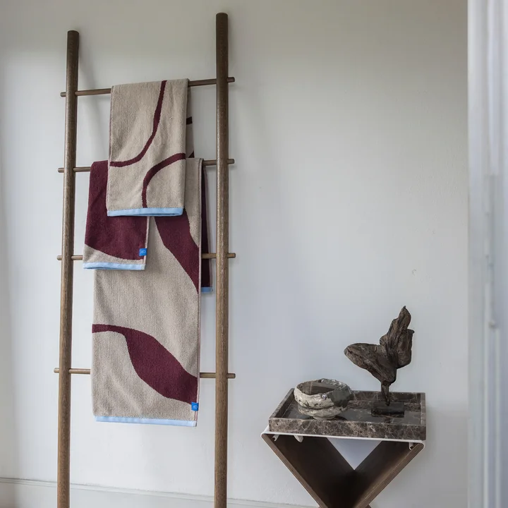 Mette Ditmer - Nova Arte Serviettes, vin / sable