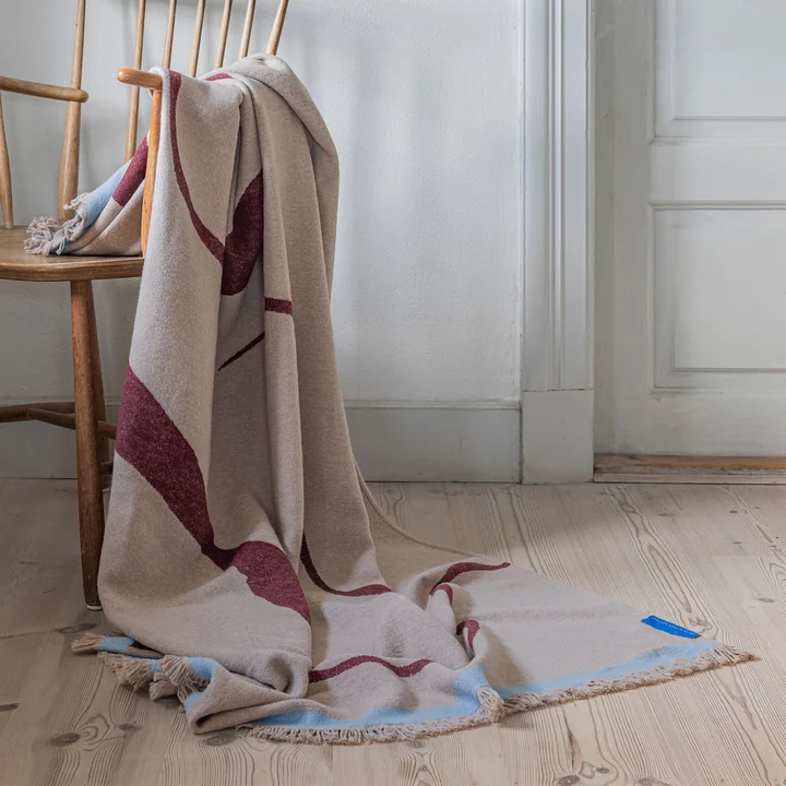 Mette Ditmer - Studio Couverture, 130 x 175 cm, vin