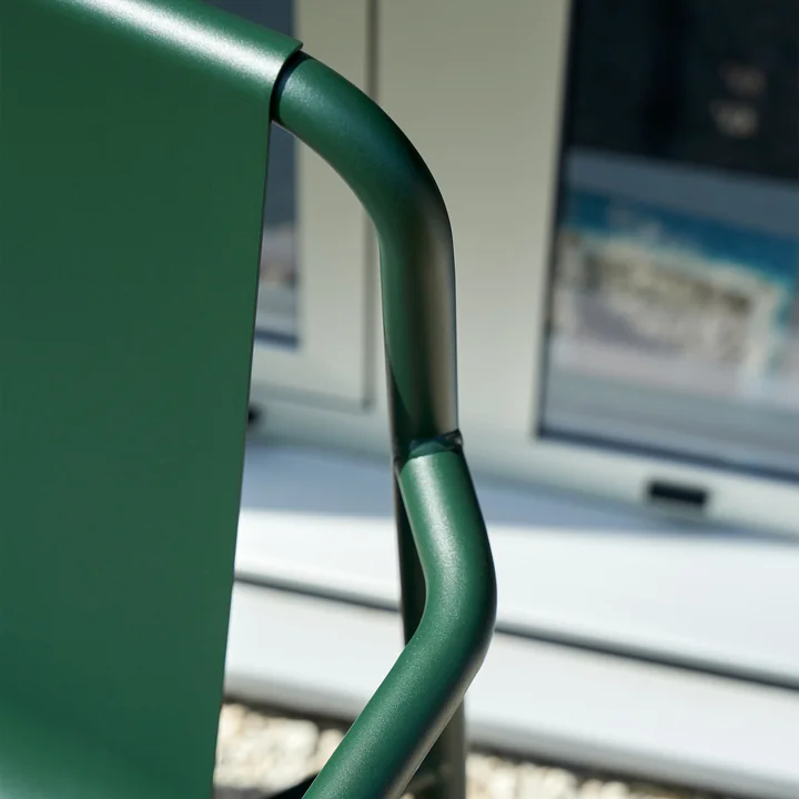 TipToe - Chaise de jardin Panorama avec accoudoirs, forest green