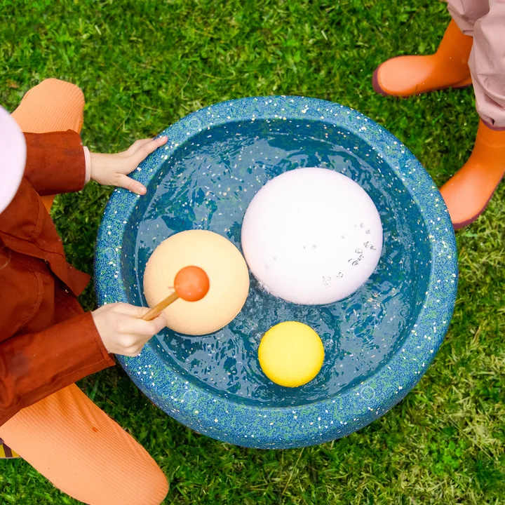 Stapelstein® - Spring Special Water Play Set, multicolore (set de 4) y compris le bâton de Grimm