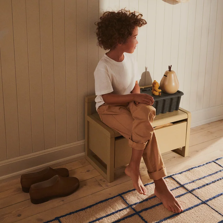 Ferm Living - Little Architect Banc de rangement, cashmere