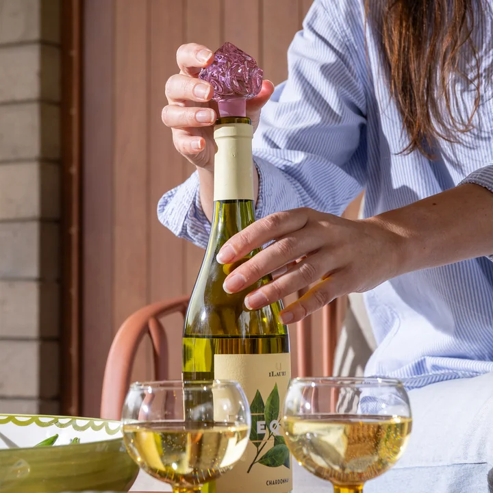& klevering - Whip Bouchon de bouteille, rose