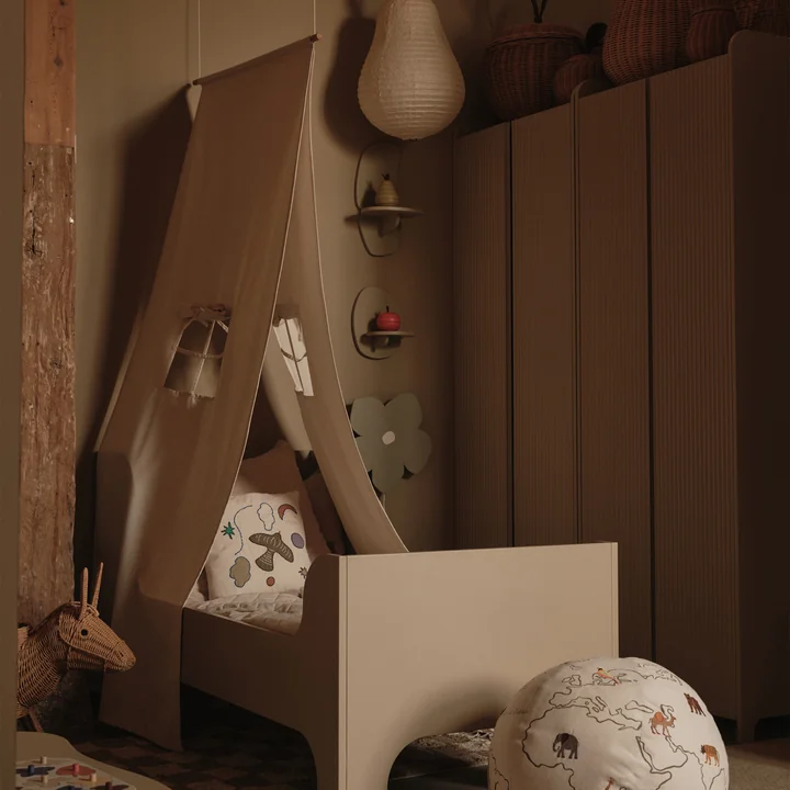 Ferm Living - Settle Baldaquin pour enfants, blanc cassé