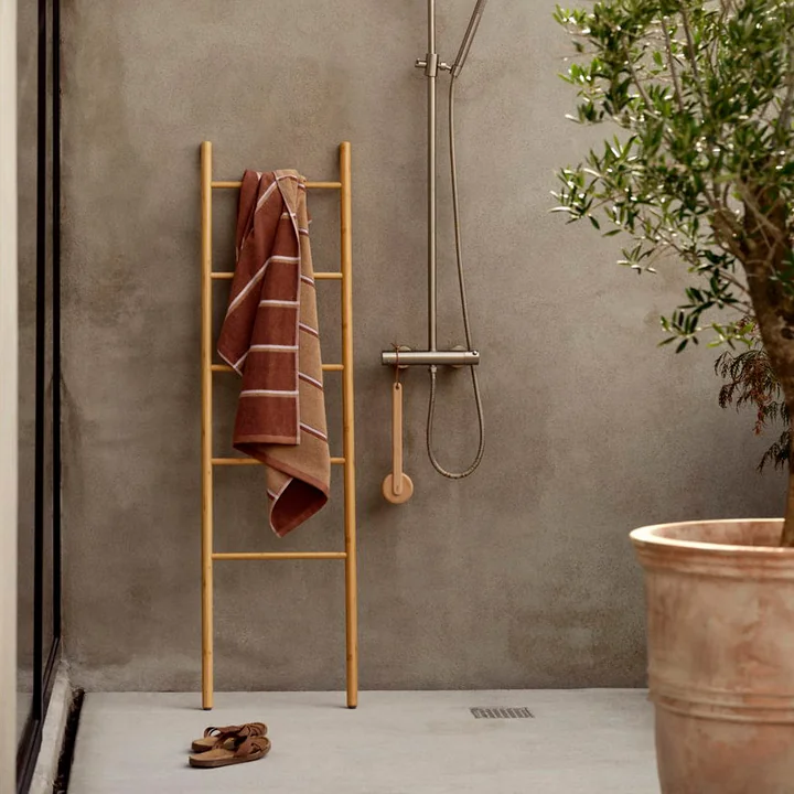 Zone Denmark - Serviette de bain Sauna, 70x140, Terracotta/Camel/Lupin