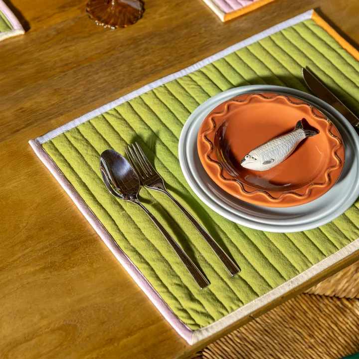 & klevering - Stitch Set de table, 45 x 3 3. 5 cm