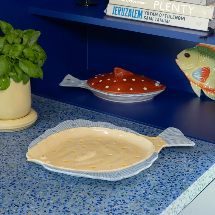 & klevering - Plaice plat de service et Plaice Terrine