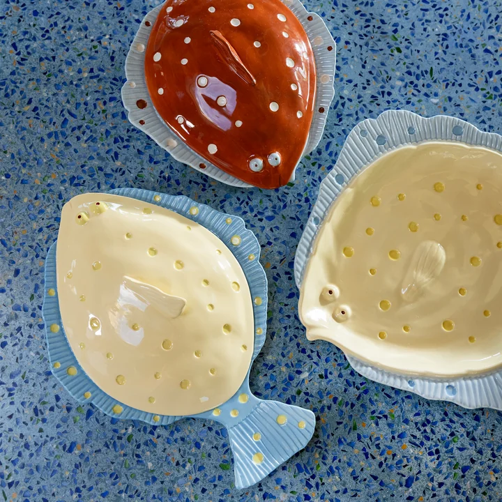 & klevering - Plaice plat de service et Plaice Terrine