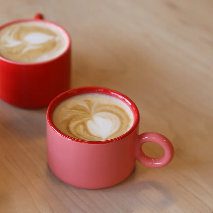 & klevering - Tasse Chiquito, 0,2 L, rouge (set de 2)