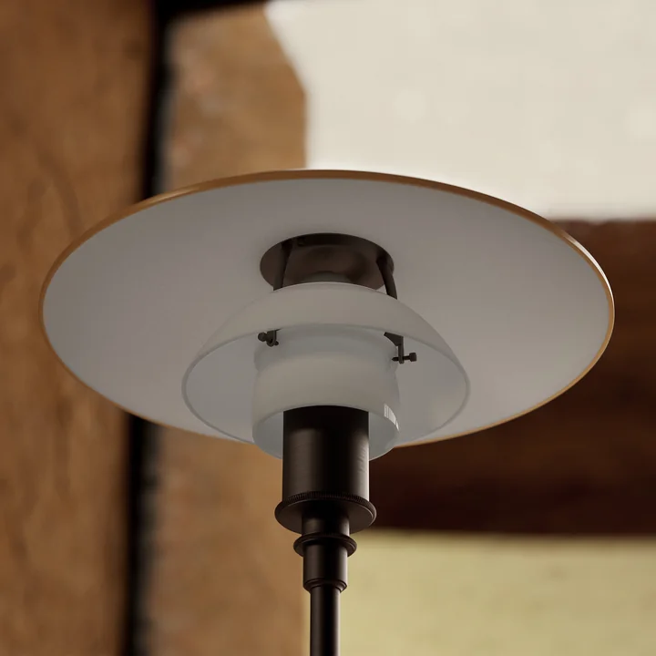 Louis Poulsen - PH 3½-2½ Lampadaire Centenary Edition, ambre / blanc opale