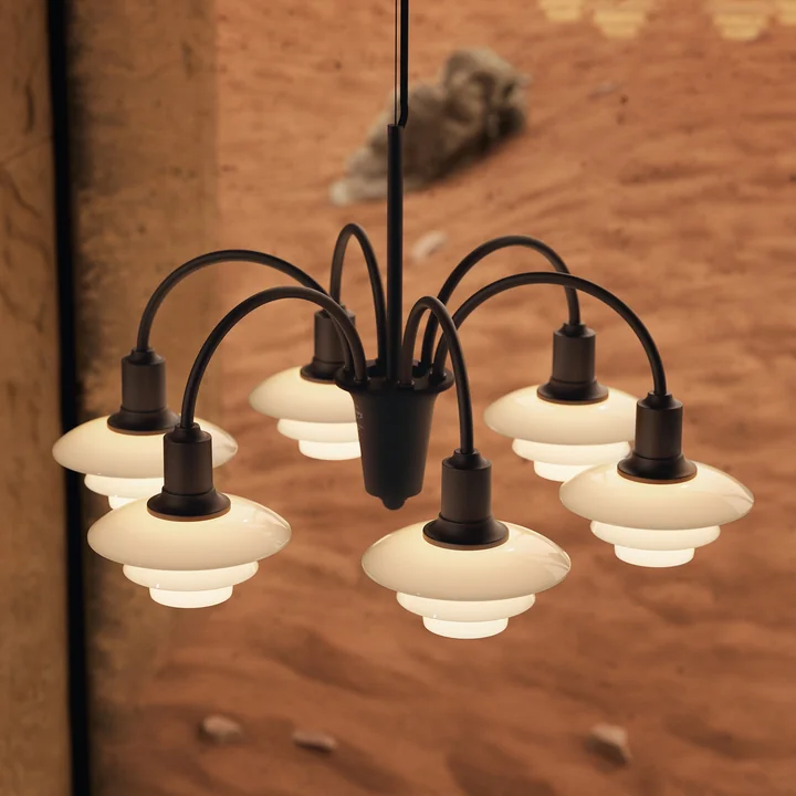 Louis Poulsen - PH 1/1 Lustre Centenary Edition, aged brass / dusty terracotta (6-bras)