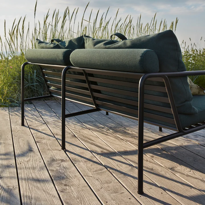 HOUE - AVON Canapé 2 places, noir / alpine