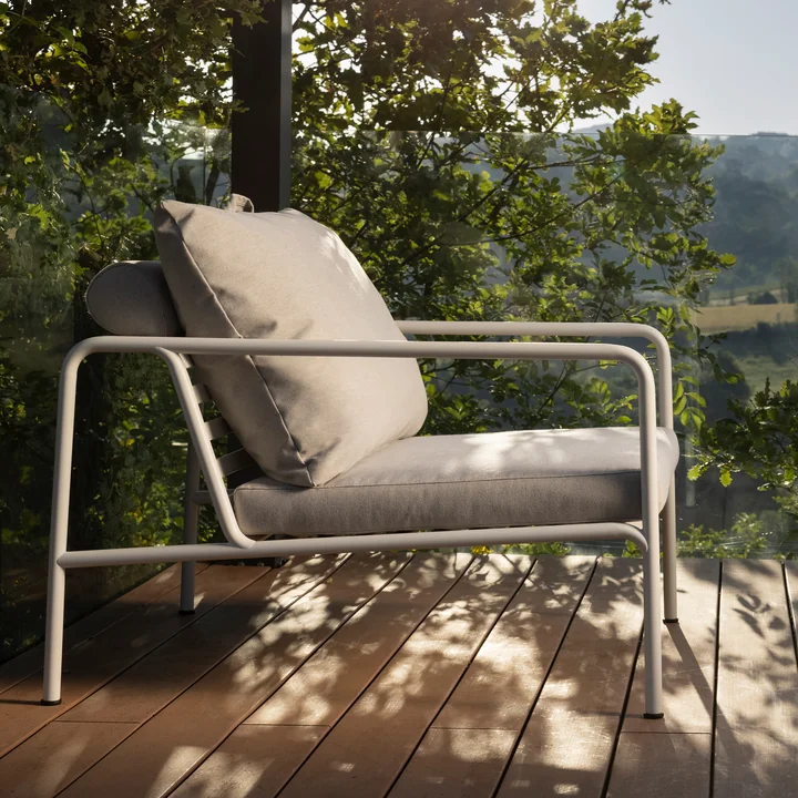 HOUE - AVON Chaise, muted white / ash