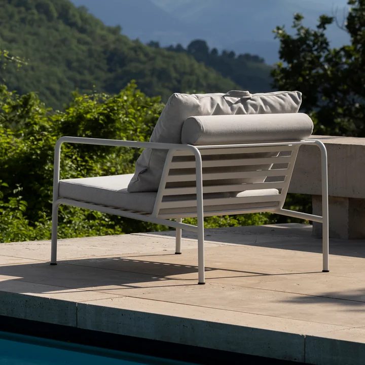 HOUE - AVON Chaise, muted white / ash