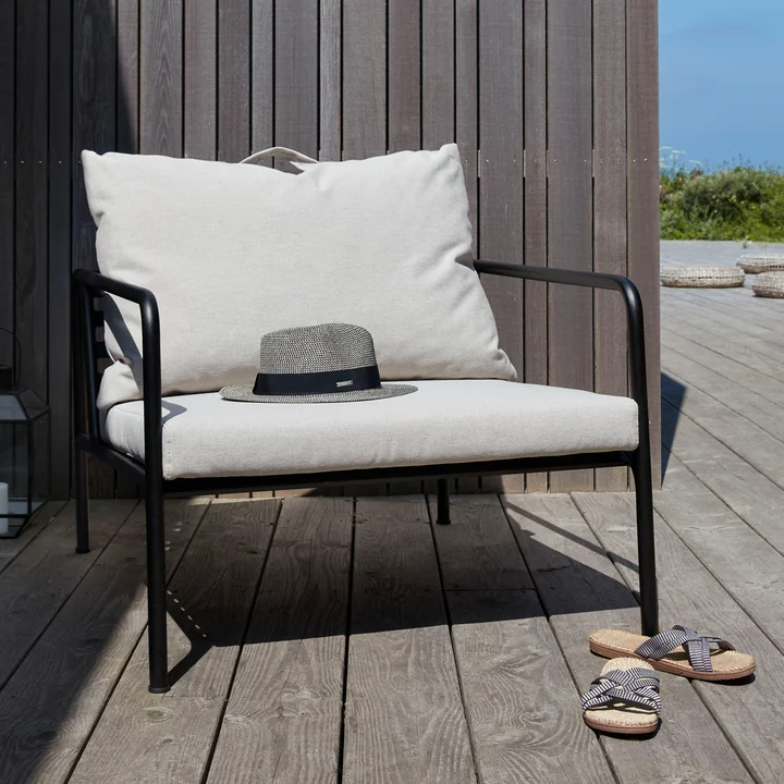 HOUE - AVON Chaise, noir / cendre