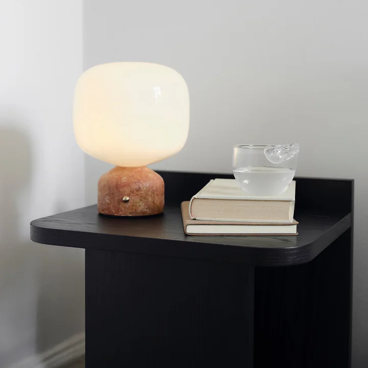 Gejst - MEEMO lampe de table portable Amber Red Marble