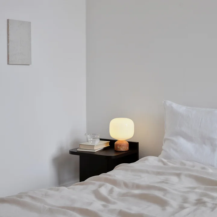 Gejst - MEEMO lampe de table portable Amber Red Marble