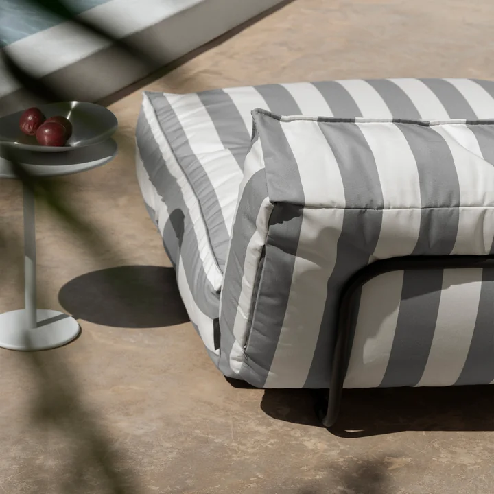 Blomus - Stay Lit d'extérieur, 120 x 190 cm, lily white / elephant skin