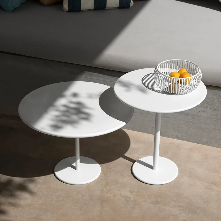 Blomus - Stay Tables d'appoint de jardin, blanc