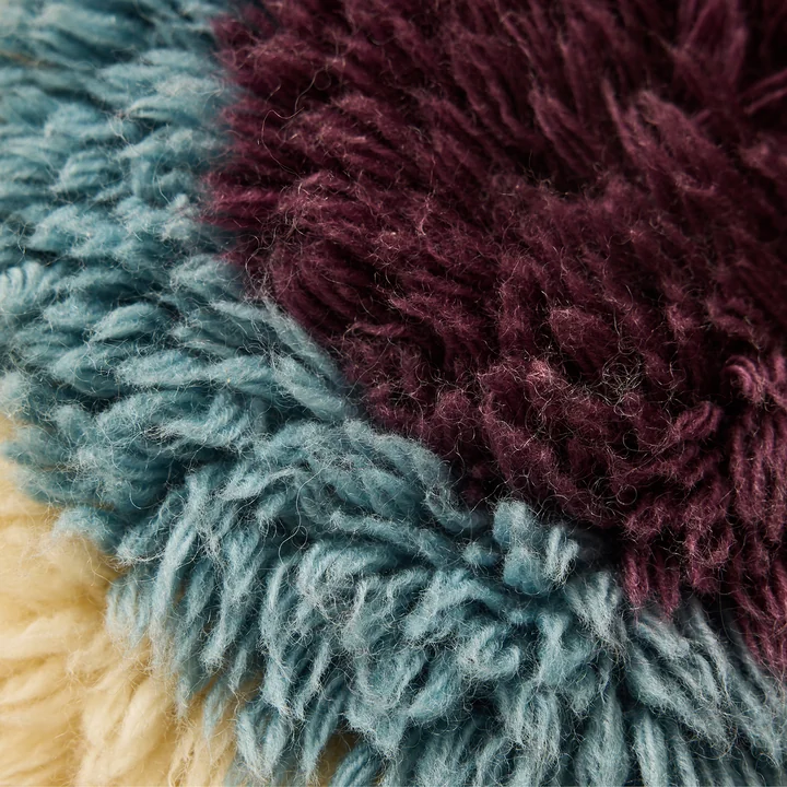 HKliving - Fluffy Coussin, Ø 40 cm, eye catcher