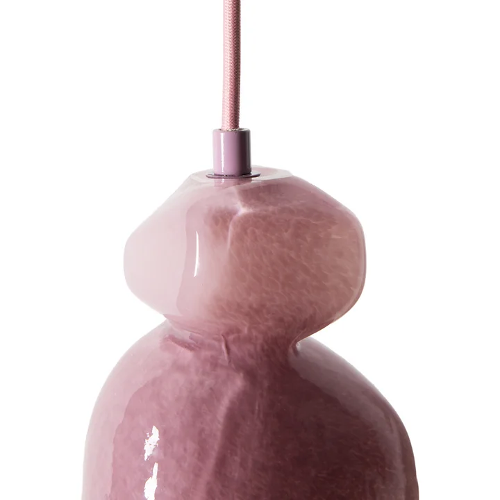 HKliving - Gemstone Lampe suspendue, amethyst