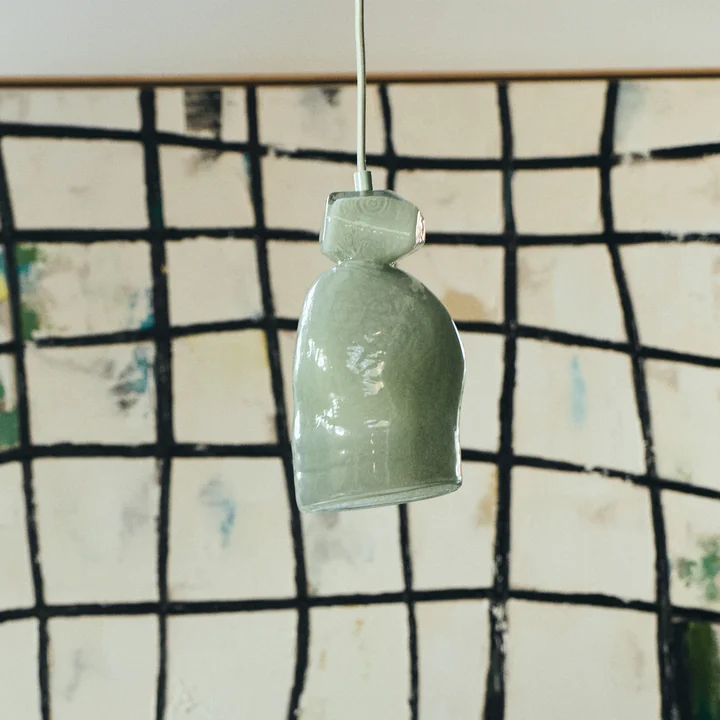 HKliving - Gemstone Lampe suspendue, tourmaline