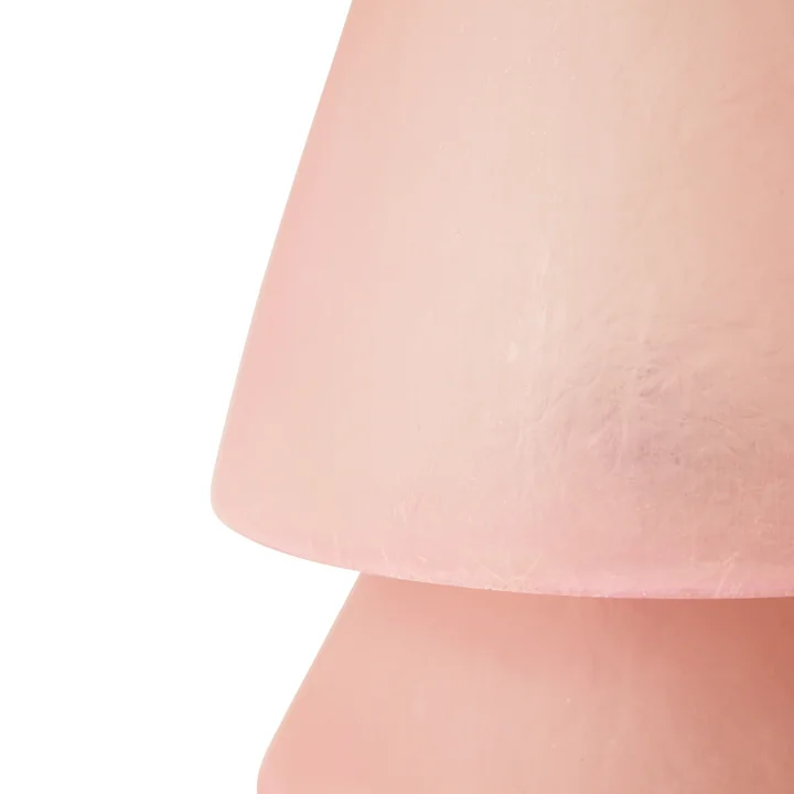 HKliving - Glassfiber lampe de table, H 28 cm, rose