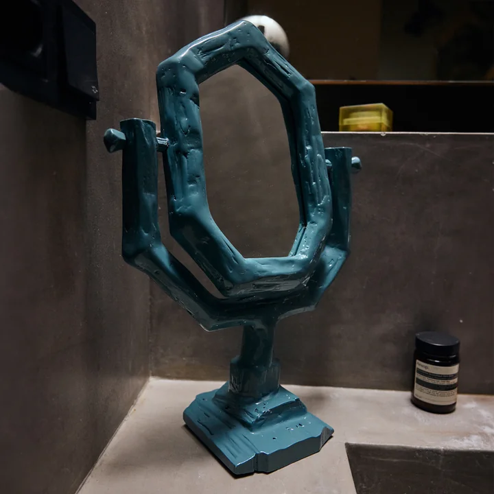 HKliving - Miroir de courtoisie, petrol