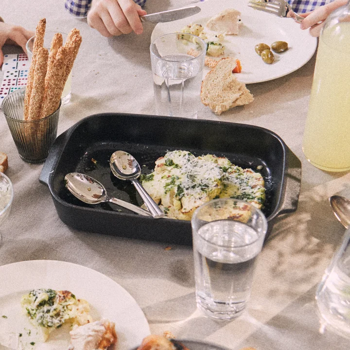 Rosendahl - Cook with love Plat à gratin, 34 x 21,5 cm, gris