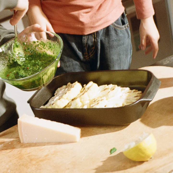 Rosendahl - Cook with love Plat à gratin, 34 x 21,5 cm, gris