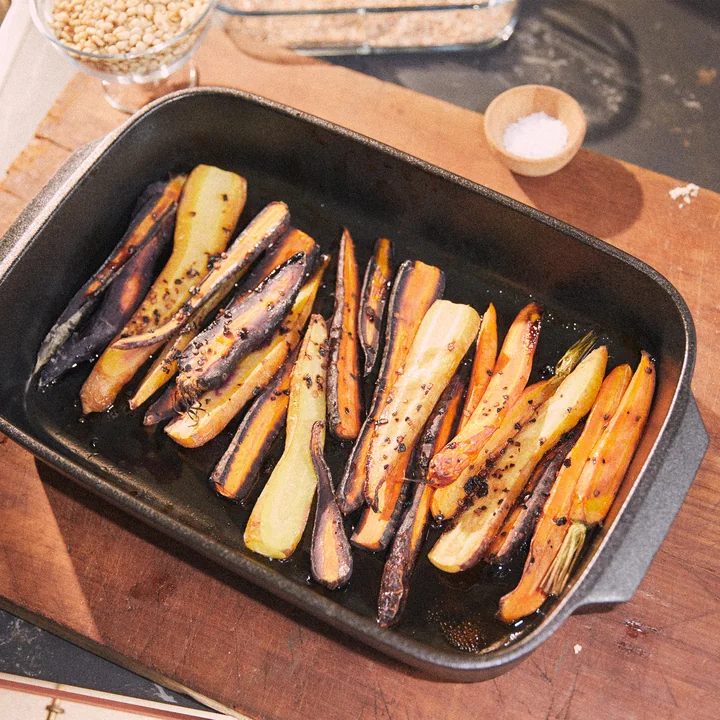 Rosendahl - Cook with love Plat à gratin, 34 x 21,5 cm, gris