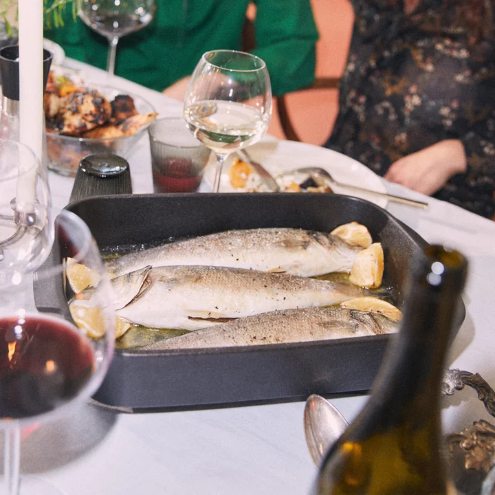 Rosendahl - Cook with love Plat à gratin, 40 x 25,5 cm, gris