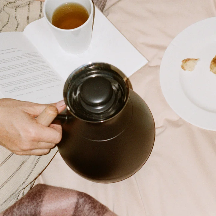 Rosendahl - Stay warm Pot isolant rond, 1,0 l, noir