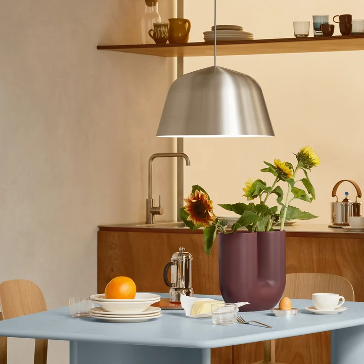 Muuto - Ambit Lampe suspendue, Ø 40 cm, brushed aluminium