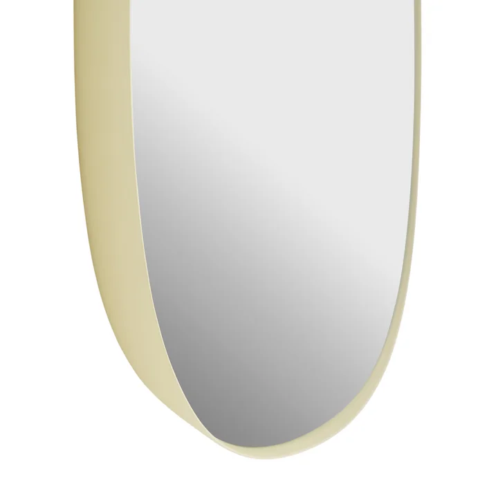 Muuto - Framed Mirror , jaune clair / verre clair