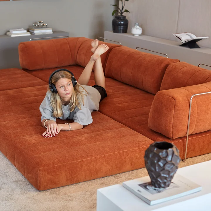 Innovation Living - Cozypad Canapé-lit & Chaise avec dossier rembourré / accoudoirs